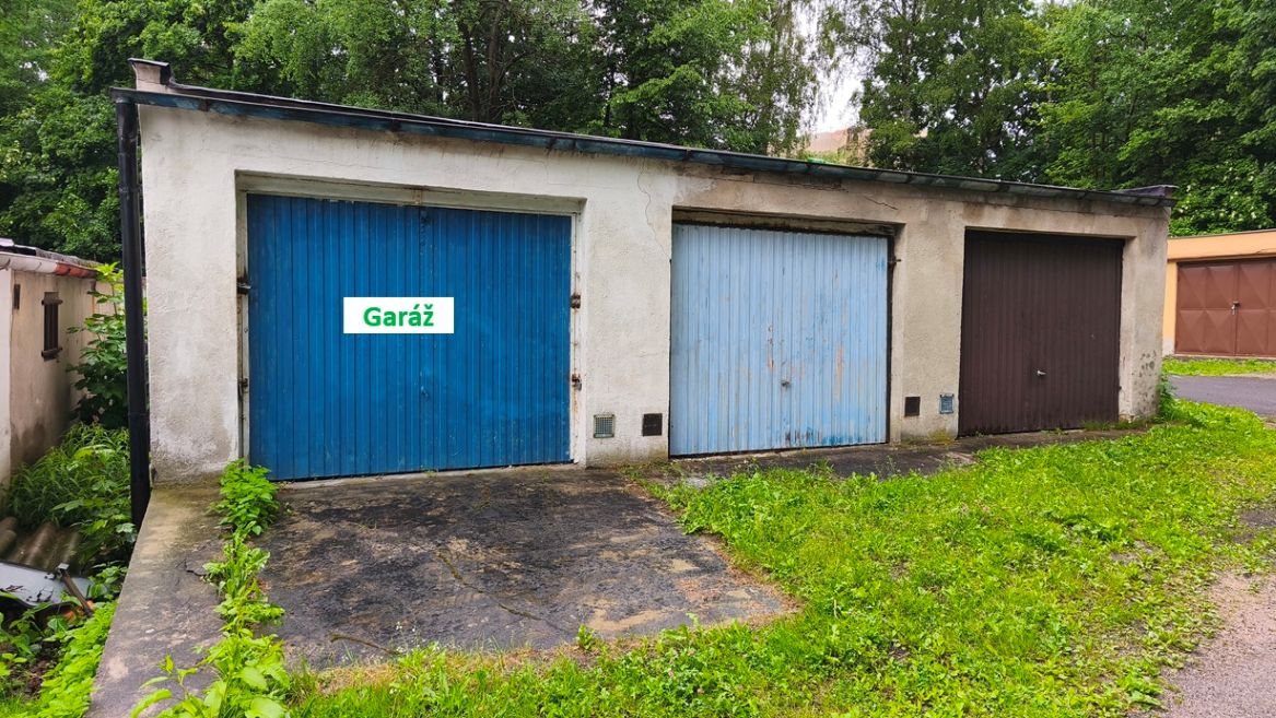 Prodej zděné garáže v Liberci, Králův háj, za 590.000,- Kč.