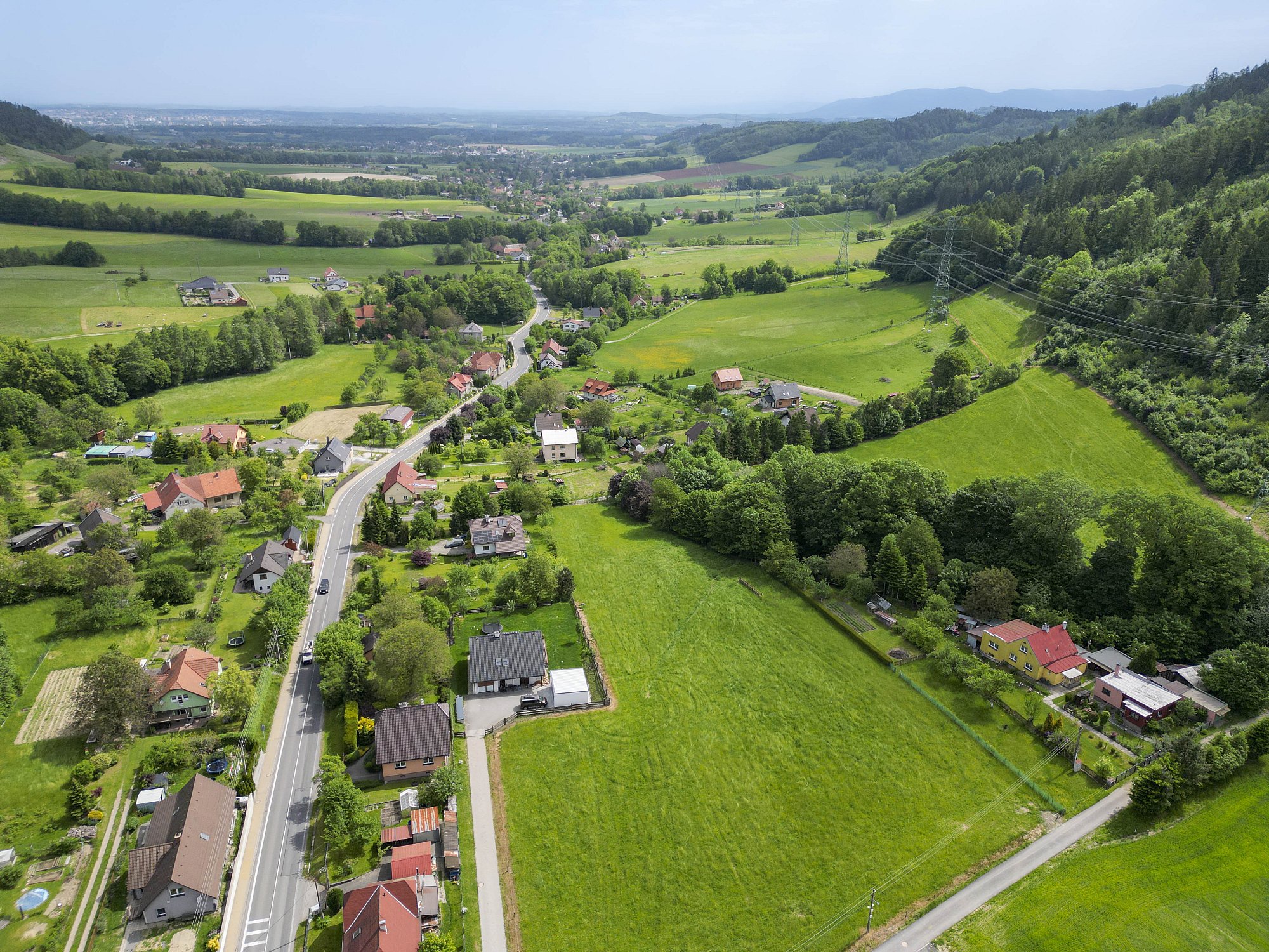 Prodej stavebního pozemku (1 000 m2) - Palkovice, Myslík