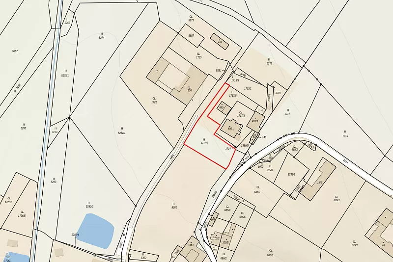 Prodej stavebního pozemku 1212 m2, Staré Město