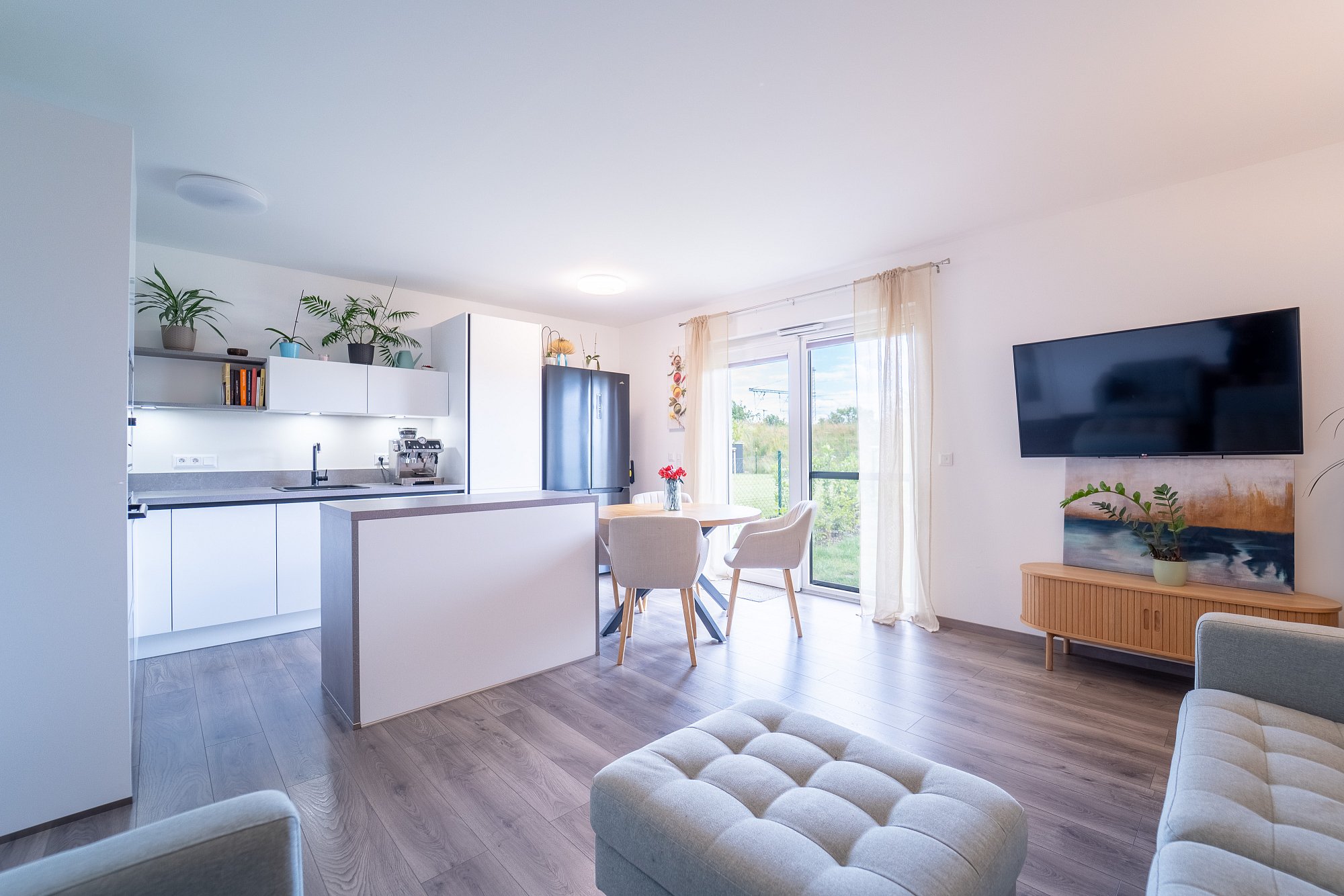 Prodej bytu 3+kk o výměře 73,8 m², zahrada 420 m², Poděbrady - Velké Zboží, ulice Slunečná
