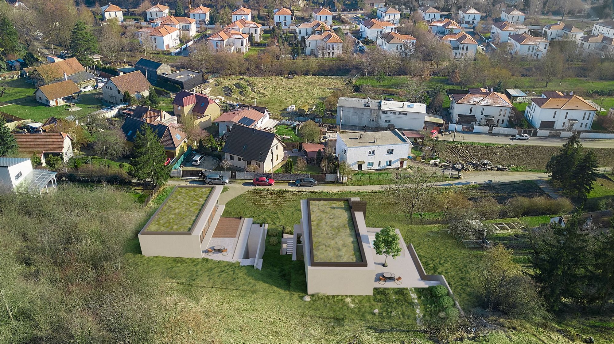 Stavební pozemky Úholičky