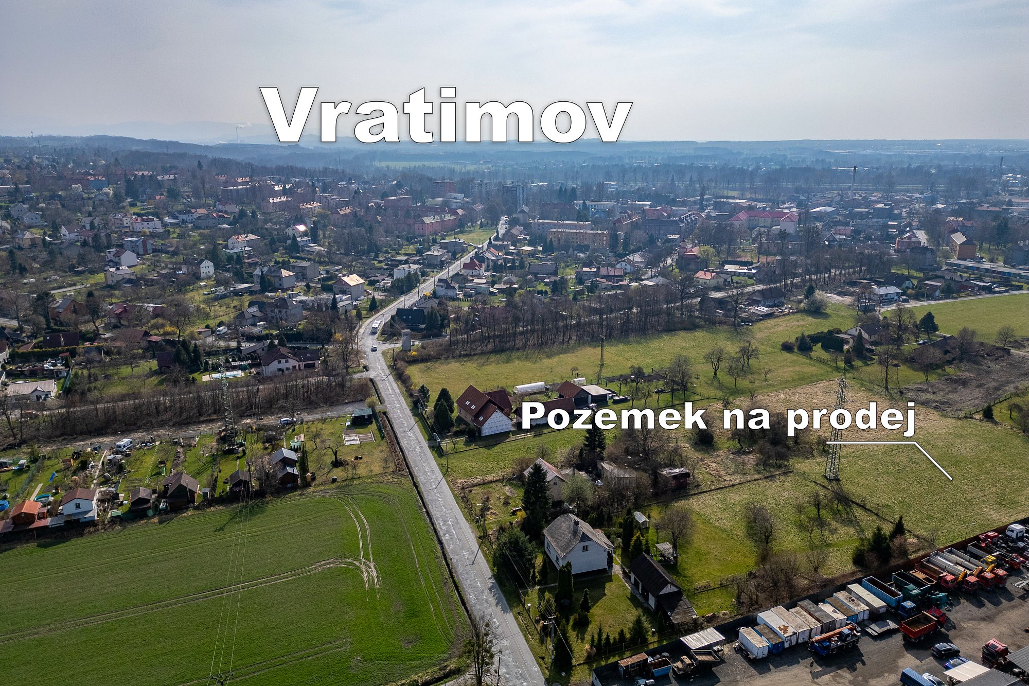 Prodej stavebního pozemku ve Vratimově, 1 770 m2